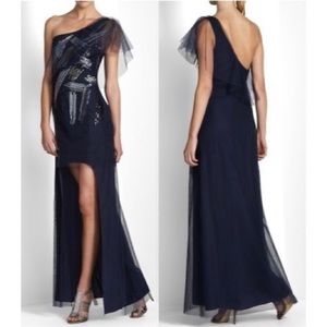 BCBGMAXAZRIA Malia Tulle Sequin Gown – Size: 6